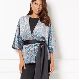 Eva Mendes Manu Embellished Kimono Jacket
